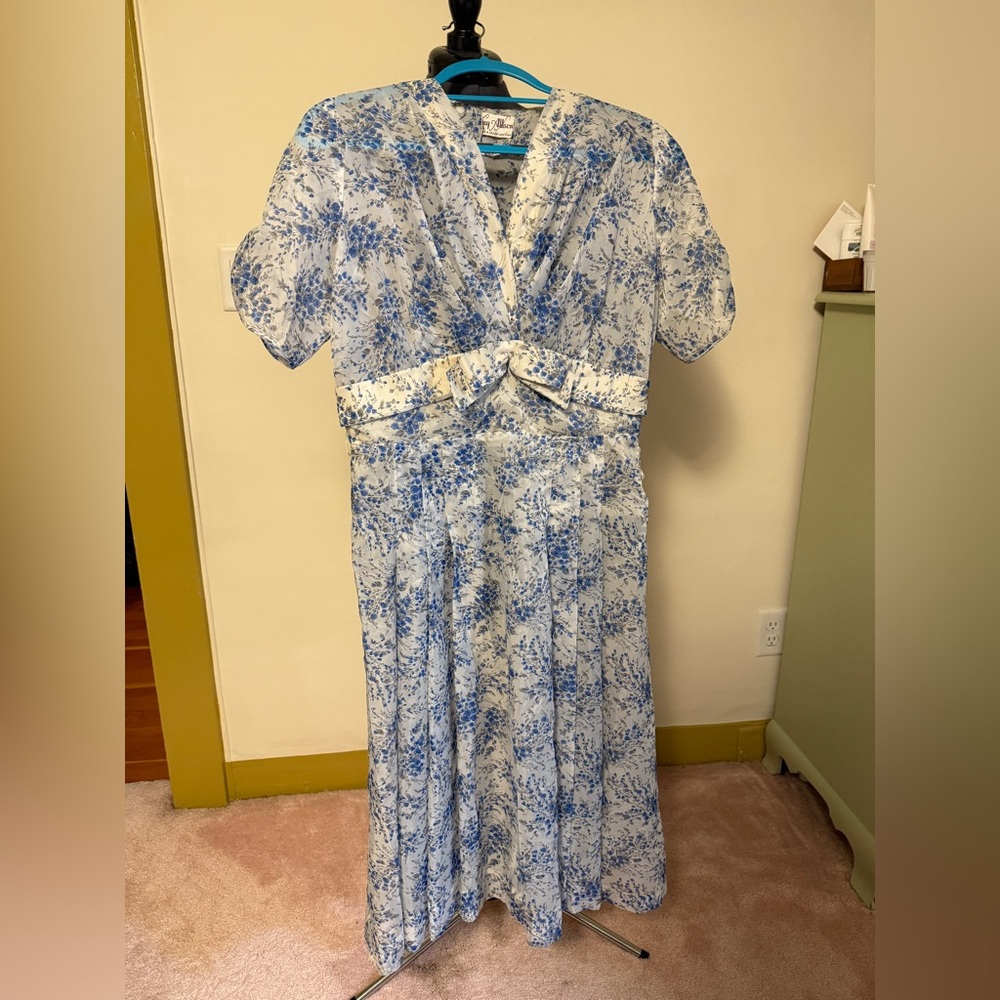 Vintage 1950s Dress by Kay Allison Medium
